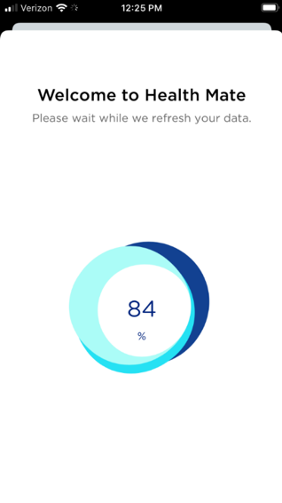 Device app refresh in progress