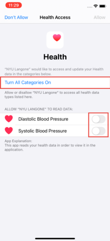 Turn All Categories On in Apple Health